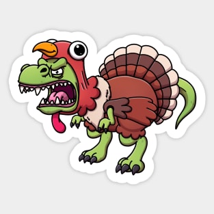 Turkey Saurus Rex Sticker